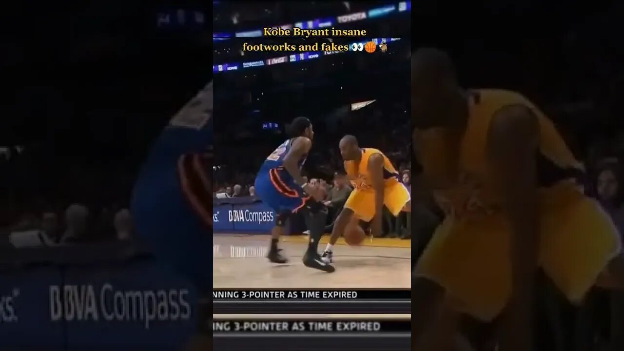 Kobe Bryant insane footworks and fakes