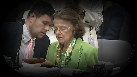 Confused Senator Dianne Feinstein mistakenly reads statement when asked to vote AYE