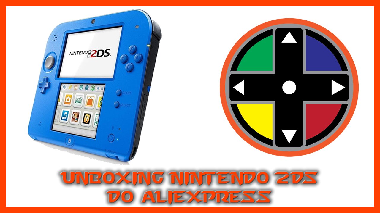 UNBOXING NINTENDO 2DS DO ALIEXPRESS