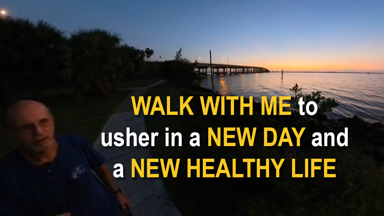 CARNIVORE DIET - A brand new day (literally) - A break of dawn walk with Mitch