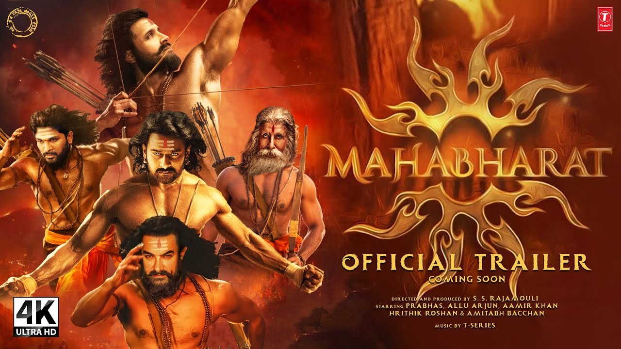 Mahabharat Trailer | Aamir Khan | Hrithik Roshan | Prabhas | Allu Arjun | ss rajamouli mahabharat |