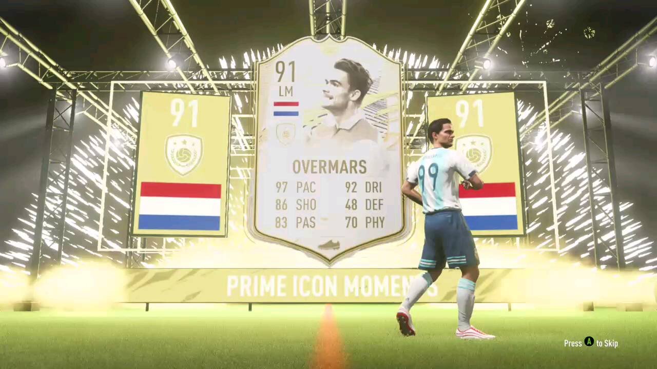 Fifa21 FUT Squad Battles - Unpacking a Prime Icon Moments Legend Marc Overmars