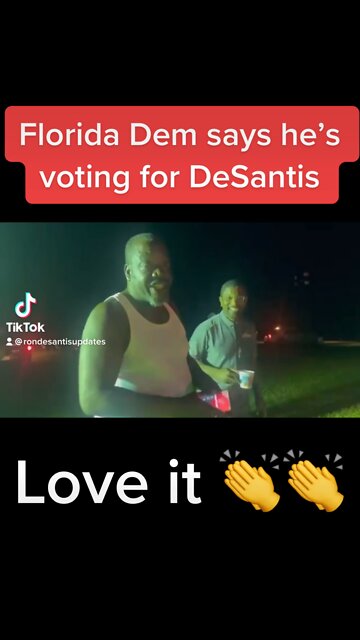 Florida Dem says he’s voting for DeSantis