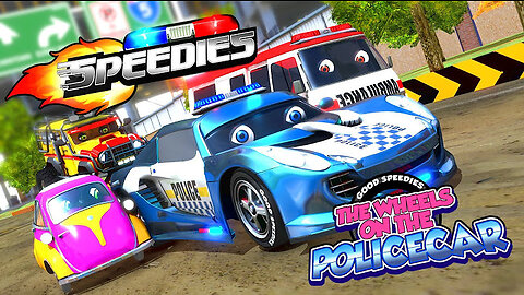 Wheels on the Police car Nursery Rhyme for Children