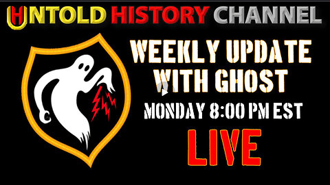Weekly Update With Ghost | Monday 10/7 8:00 PM EST