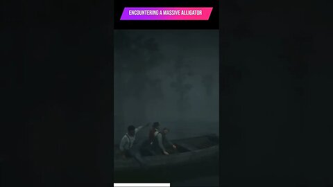 ENCOUNTER WITH A HUGE Alligator #rdr2 #arthur #games #viral #onlinegaming #gta5 #funnyvideo #wild