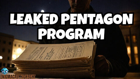 Pentagon Constellation Program LEAKED! #enigmcast Highlights
