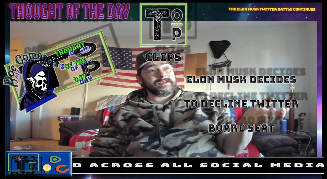 Elon Musk Decides to Decline Twitter Board Seat (Explicit)