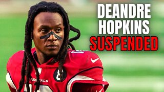 Arizona Cardinals WR Deandre Hopkins SUSPENDED 6 Games For PEDs