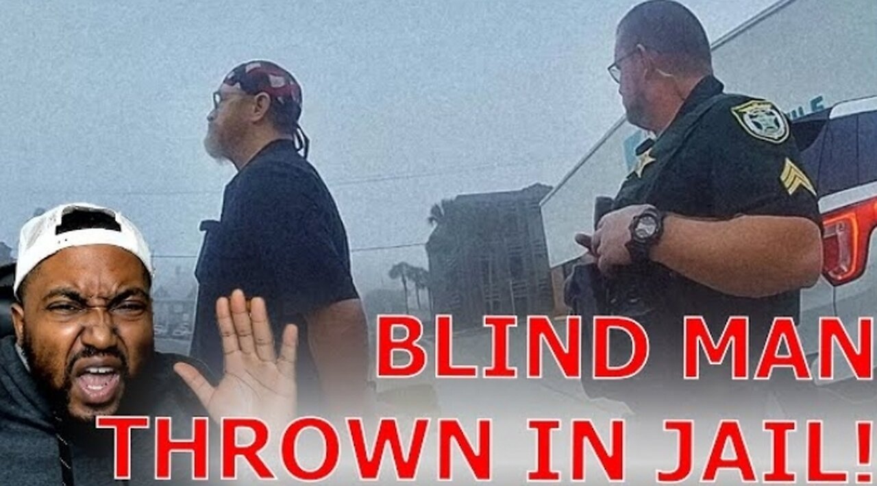 Blind Man Arrested And Thrown In Jail After Female Police Officer Mistakes Walking Stick For Gun