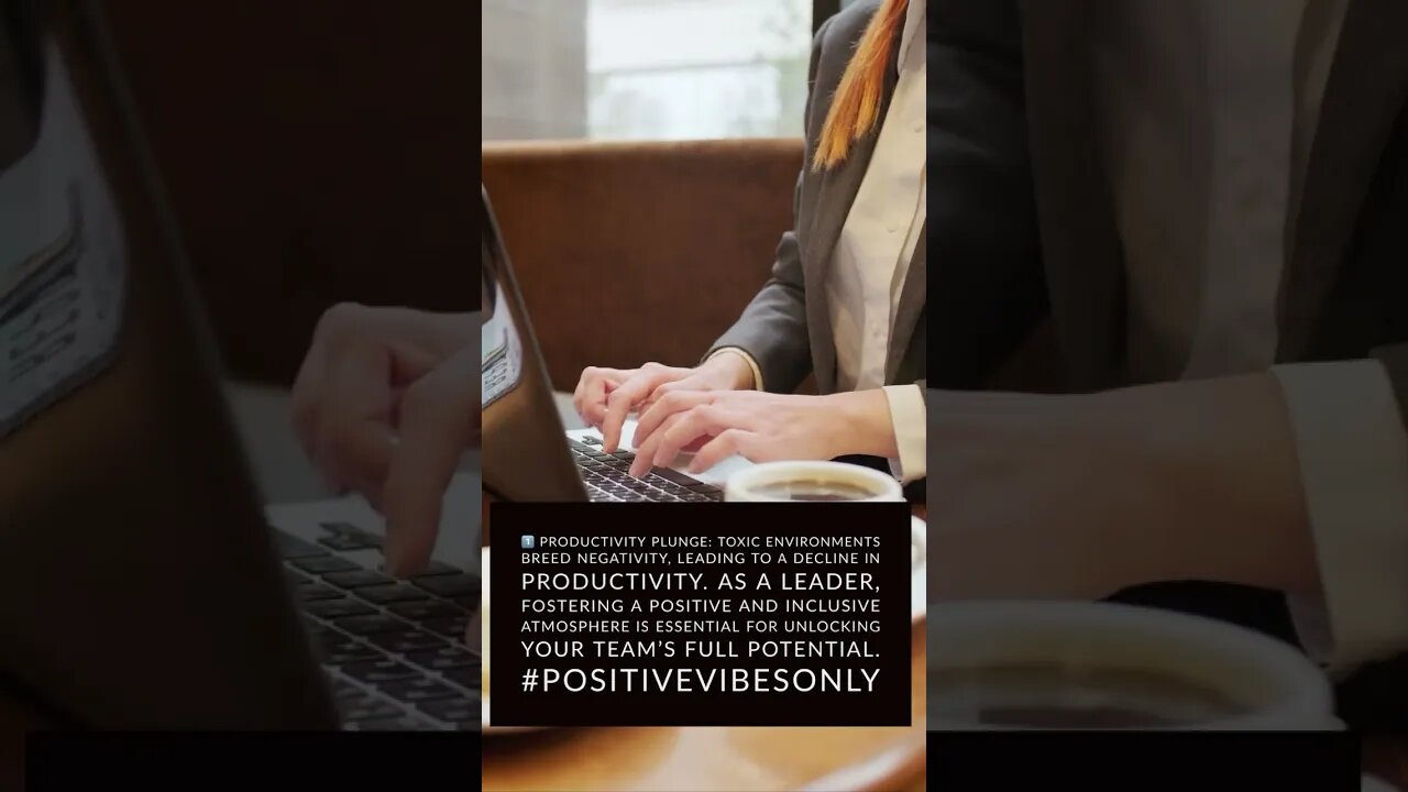 As a leader, fostering a positive atmosphere is essential for potential. #positivevibesonly