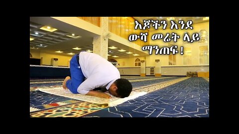 የሰጋጆች ስህተት 03 (ክንድን እንደውሻ መሬት ላይ ማንጠፍ) #ሶላት #ኢባዳ #ኢስላም