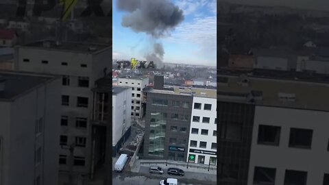 Epic Footage Of Missile Strikes On The US & NATO Weapons Base In Lviv!