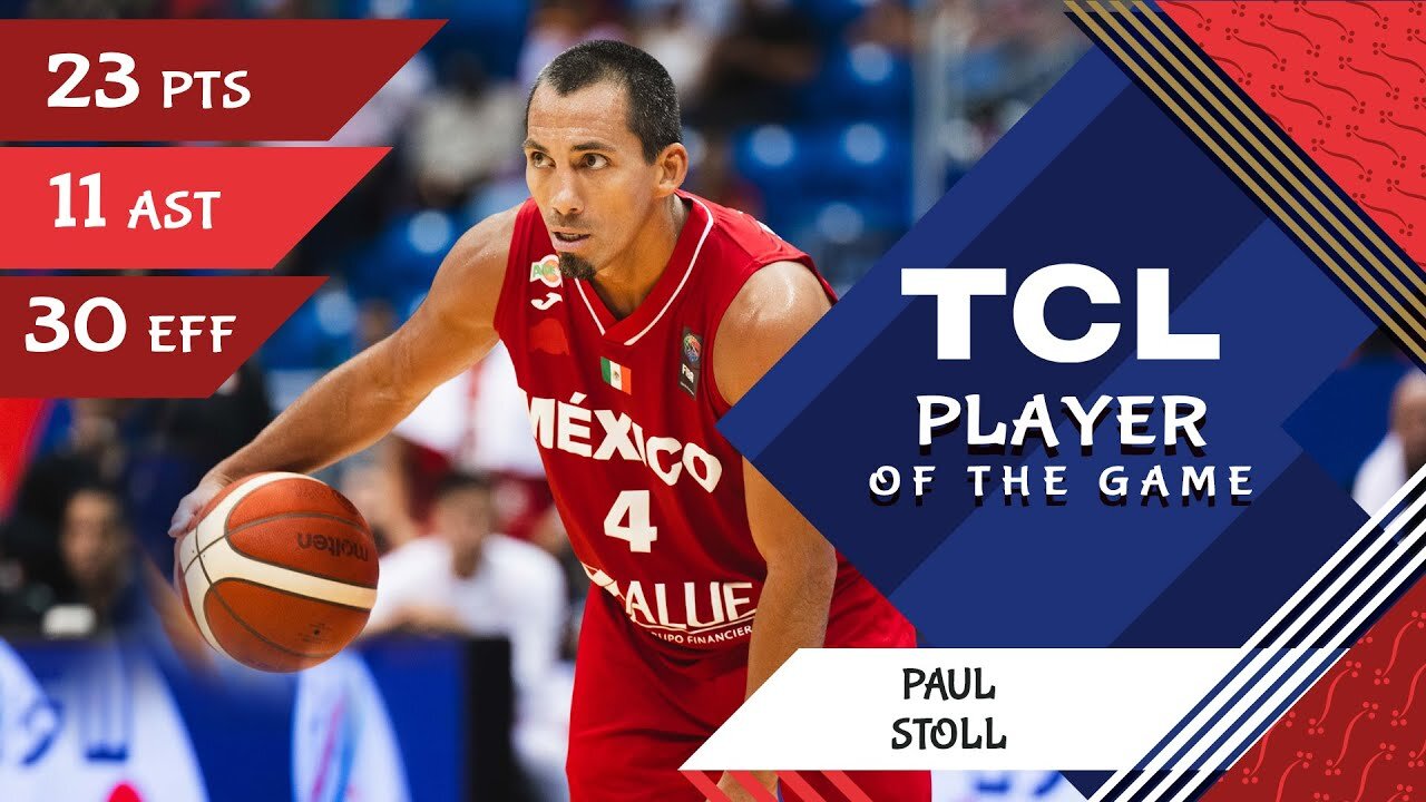 Paul Stoll (23 PTS) - TCL Player Of The Game - CIV vs MEX - FIBA OQT 2024 Puerto Rico