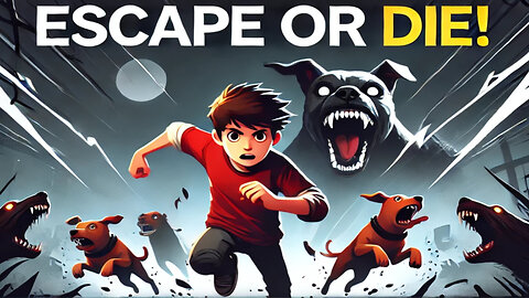 Inside gameplay scary one | escaping from dogs