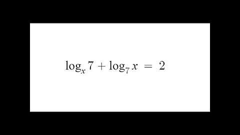 Grade 12 Advanced Functions - Solving log equation (Ch 8.6)