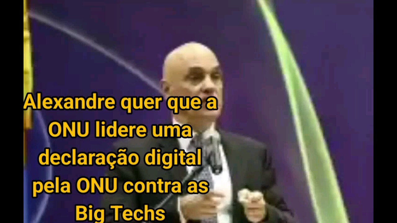 Moraes pede à ONU uma Declaração de Direitos Digitais e diz que big techs agem como terra de ninguém