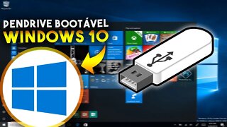 Como CRIAR PEN DRIVE BOOTÁVEL do WINDOWS 10 OFICIAL