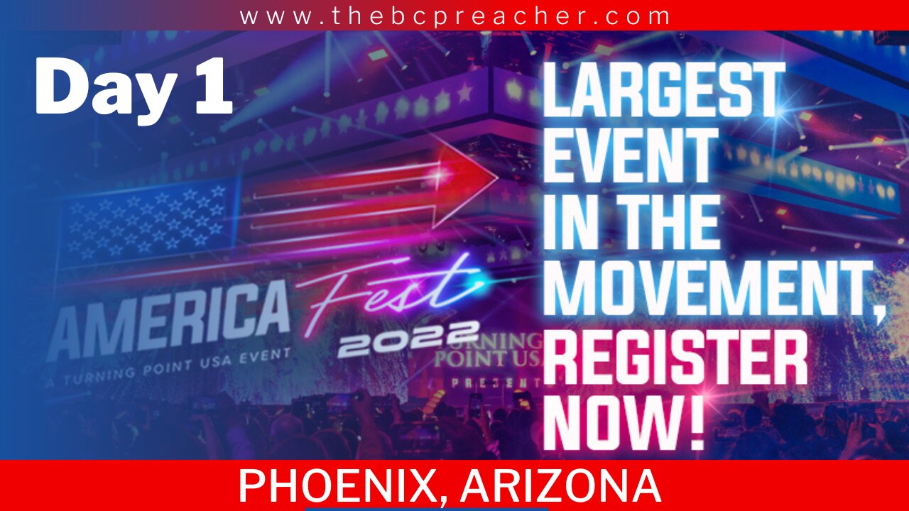 Turning Point USA in Phoenix, Arizona | Day 1 #AMFEST2022 #video