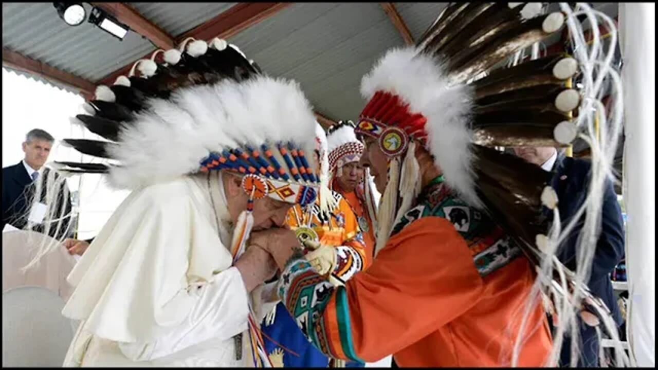 Francisco no Canadá: o culto da mentira culmina com desculpas oficiais do chefe da Igreja