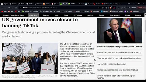 US government moves closer to banning TikTok
