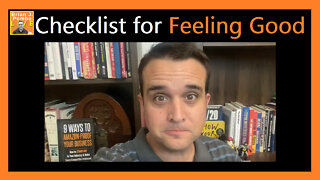 Checklist for Feeling Good 😊