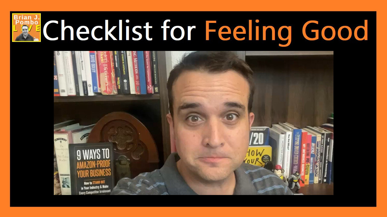 Checklist for Feeling Good 😊