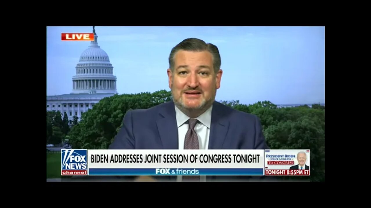 Cruz on Fox Discusses Pres. Biden’s Radical First 100 Days Ahead of His Joint Address to Congress