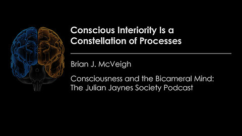 Conscious Interiority Is a Constellation of Processes | ⁠⁠⁠⁠⁠⁠Consciousness & the Bicameral Mind