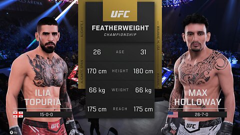 Ilia Topuria Vs Max Holloway UFC 308 Featherweight Championship Prediction