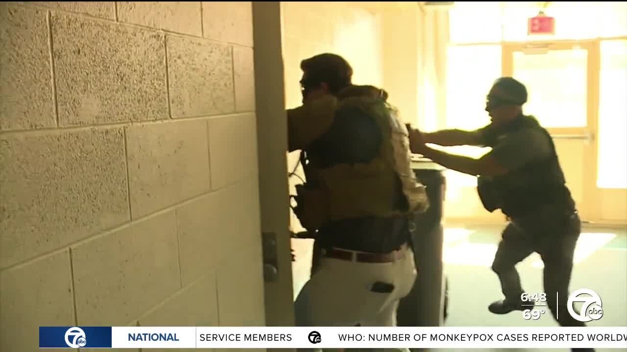 Inside Michigan State Police's active shooter simulation training ahead of back-to-school