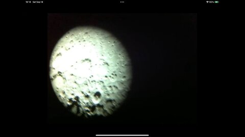 Moon from a 10” telescope