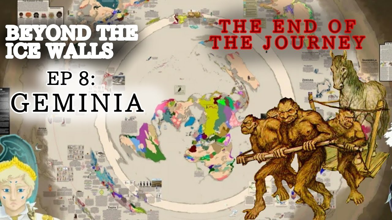 The world of BEYOND THE ICE WALLS FINALE: 8 The continent Geminia, Quiriva and Cibola(Final episode)