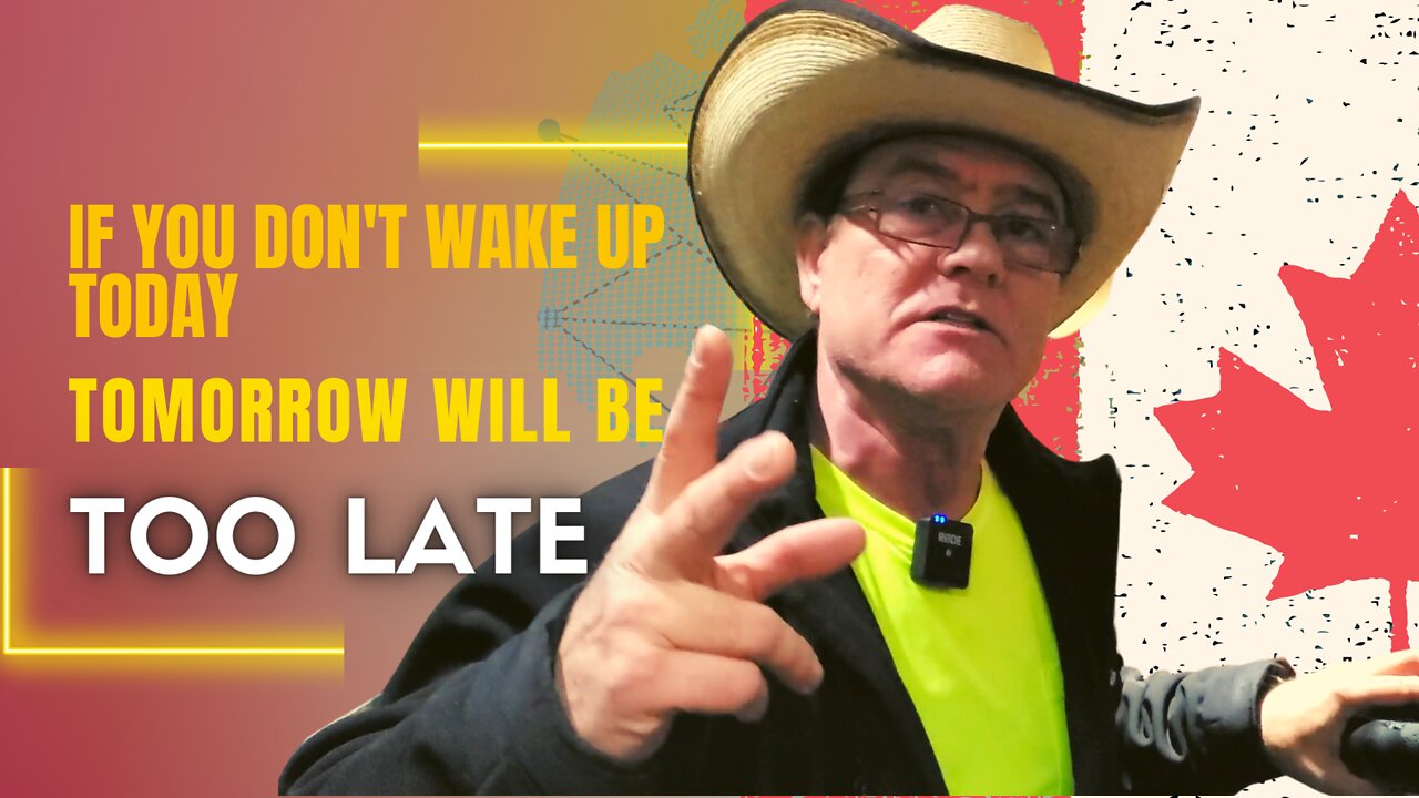 If you don't wake up today, tomorrow will be too late.