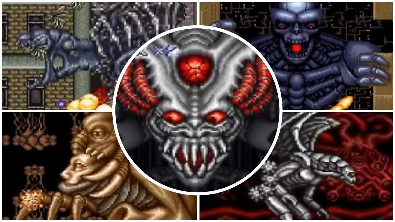 Contra III: The Alien Wars - All Bosses & Ending