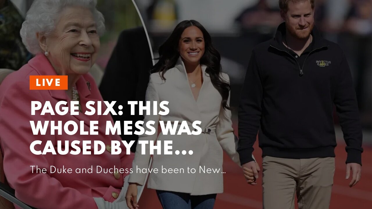 Page Six: This whole mess was caused by the Sussexes being 'too poor' to pay for a hotel!