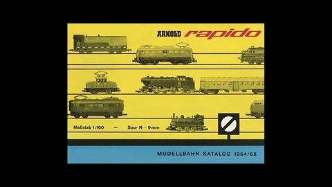 Arnold Modellbahn Katalog von 1964 /1965