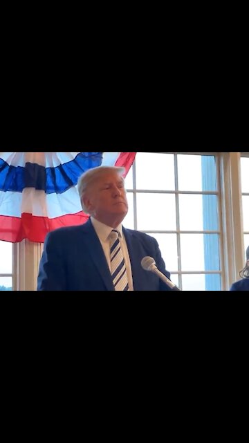 President Trump Gives a Hint at his Return!