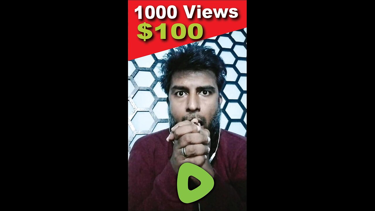 1000 Views $100 #100$ #rumble #earnmoneyonline #makemoneyonline2023 #income