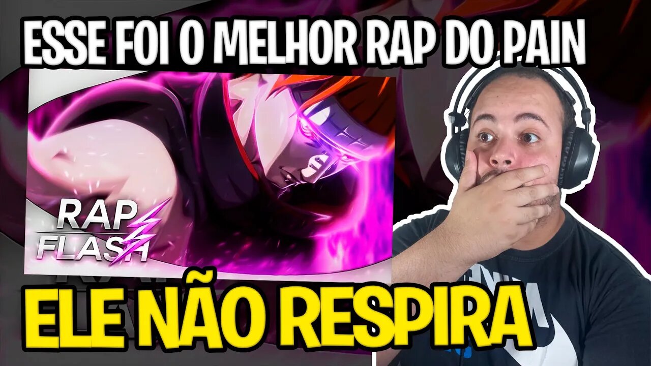 REACT Rap do Pain (Naruto) - PUNIÇÃO DIVINA | Flash beats (Prod. WB Beats)