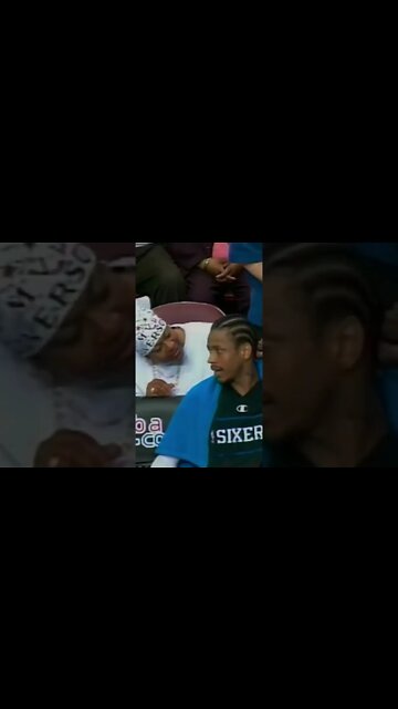 That time ALLEN IVERSON’s mom braided his hair mid-game…