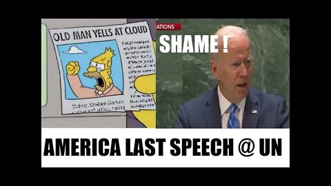 BIDEN FAILS at UN with his America LAST speech.. Tells the world the USA is now a giant ATM machine