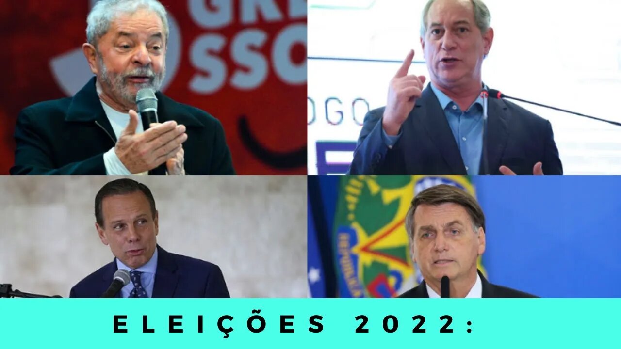 Eleições 2022: temos quatro candidatos