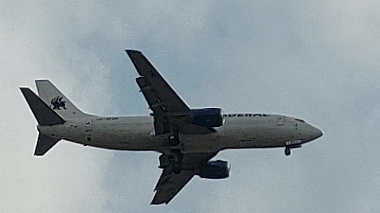 Boeing 737-300F PR-SLI vindo de Belo Horizonte para Fortaleza