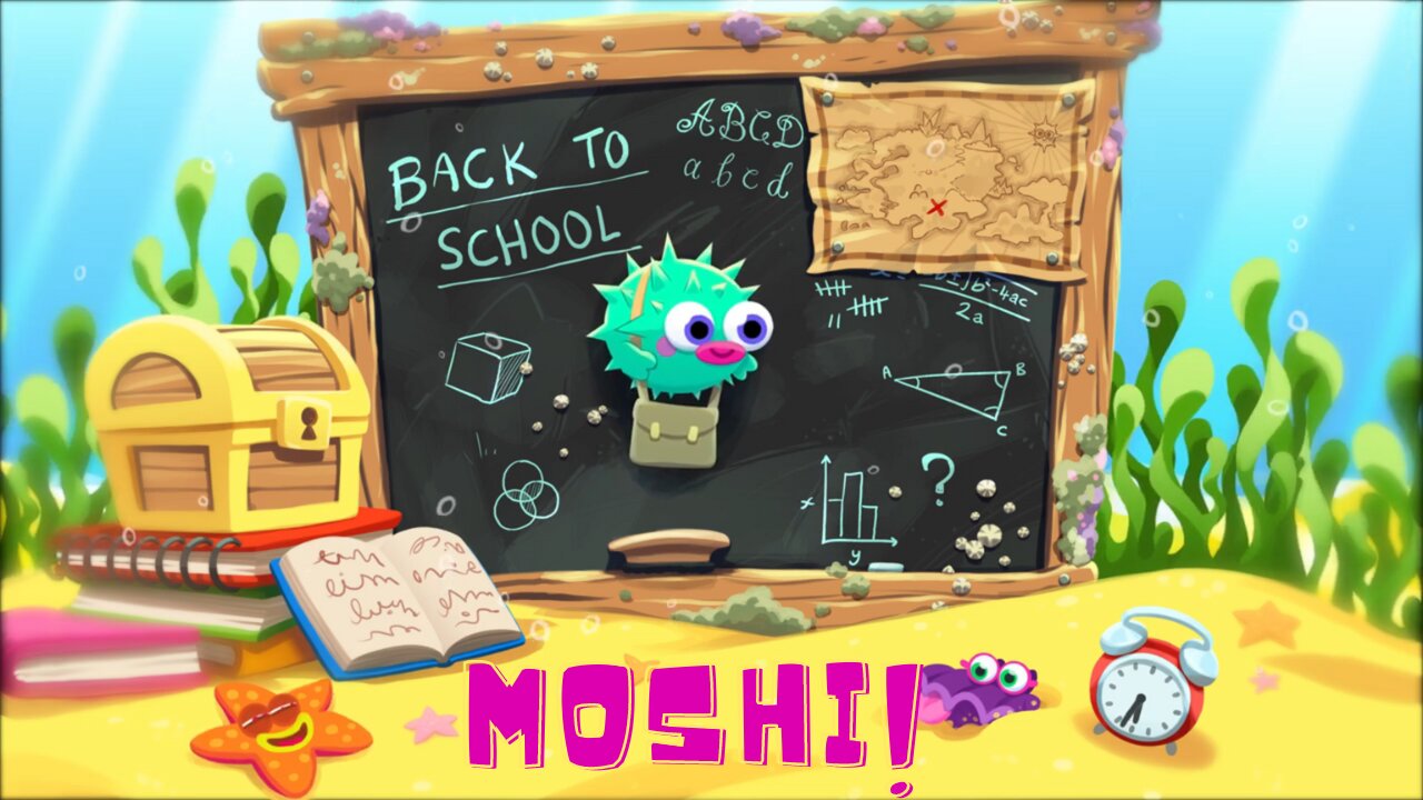 video of Moshi Blurp Back To School story being read aloud for your kids