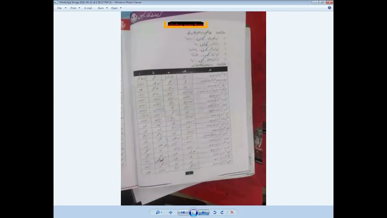 URDU B CLASS 7 27 APRIL 2021