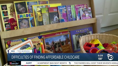 Difficulties of finding affordable child care