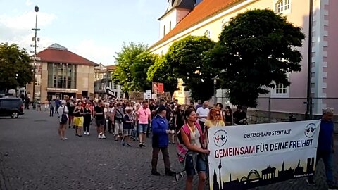 Gifhorn 03.10.2022 Marktplatz Deutschlans steht auf Gemeinsam für deine Freiheit Demokratievs1984