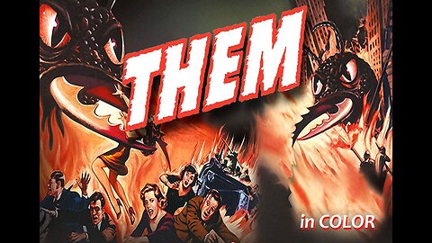 THEM! 1954 in COLOR Giant Ants are the Result of Atomic Bomb Tests in New Mexico's Desert FULL MOVIE