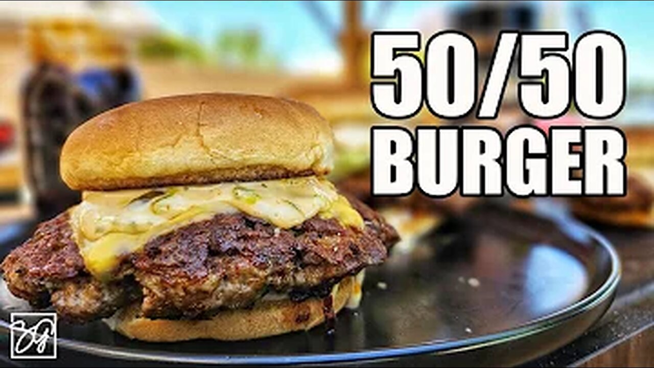 Unveiling the Secret to the Ultimate 50/50 Burger cc by Smokin' & Grillin with AB 🍔🍔